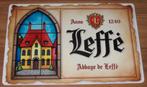 LEFFE BIER : Metalen Bord Leffe Abdijbier - Anno 1240, Verzenden, Nieuw, Reclamebord, Plaat of Schild, Leffe