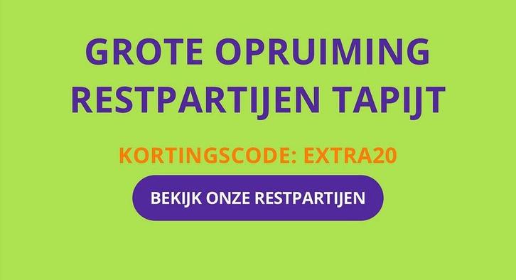 Opruiming restpartijen tapijt ! Www vloerenoutletzwolle nl, Huis en Inrichting, Stoffering | Tapijten en Kleden, Nieuw, 200 cm of meer