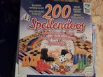200 spellendoos, Hobby en Vrije tijd, Gezelschapsspellen | Bordspellen, Ophalen of Verzenden, Nieuw