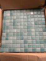 Mozaïek tegels aqua 30x30 - Nieuw in doos!, Overige materialen, Wandtegels, Nieuw, Ophalen of Verzenden