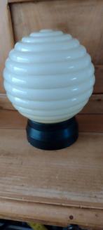Vintage thabur plafond lamp met bakelieten voet, Ophalen