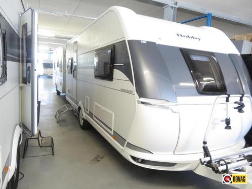 Hobby Excellent 540 UL +mover+unico, Caravans en Kamperen, Caravans, tot en met 4, Rondzit, Hobby, 2 aparte bedden, Fietsenrek