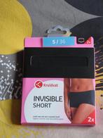 2 inviseble shorts zwart mt S nieuw, Kleding | Dames, Ondergoed en Lingerie, Kruidvat, Ophalen of Verzenden, Zwart, Broekje of Short