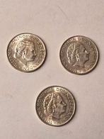 3x gulden Nederland 1x1964 en 2x1965, Postzegels en Munten, Munten | Nederland, Ophalen of Verzenden, Koningin Beatrix