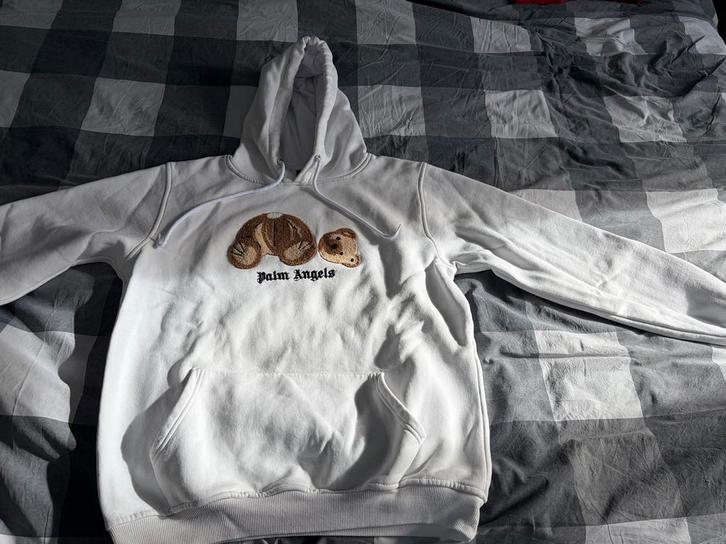 Palm Angels Trui - Stijlvol en Comfortabel!, Kleding | Heren, Truien en Vesten, Zo goed als nieuw, Overige maten, Wit, Ophalen of Verzenden