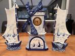 Delfts blauwe klok met vazen, Antiek en Kunst, Ophalen of Verzenden