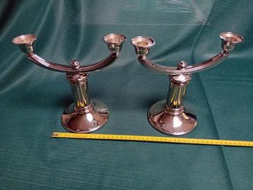 Kandelaar 2x. beschikbaar voor biedingen