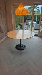 Marmer tuintafel  blad 130 Cm, Tuin en Terras, Tuintafels, Ophalen of Verzenden, Gebruikt, Rond