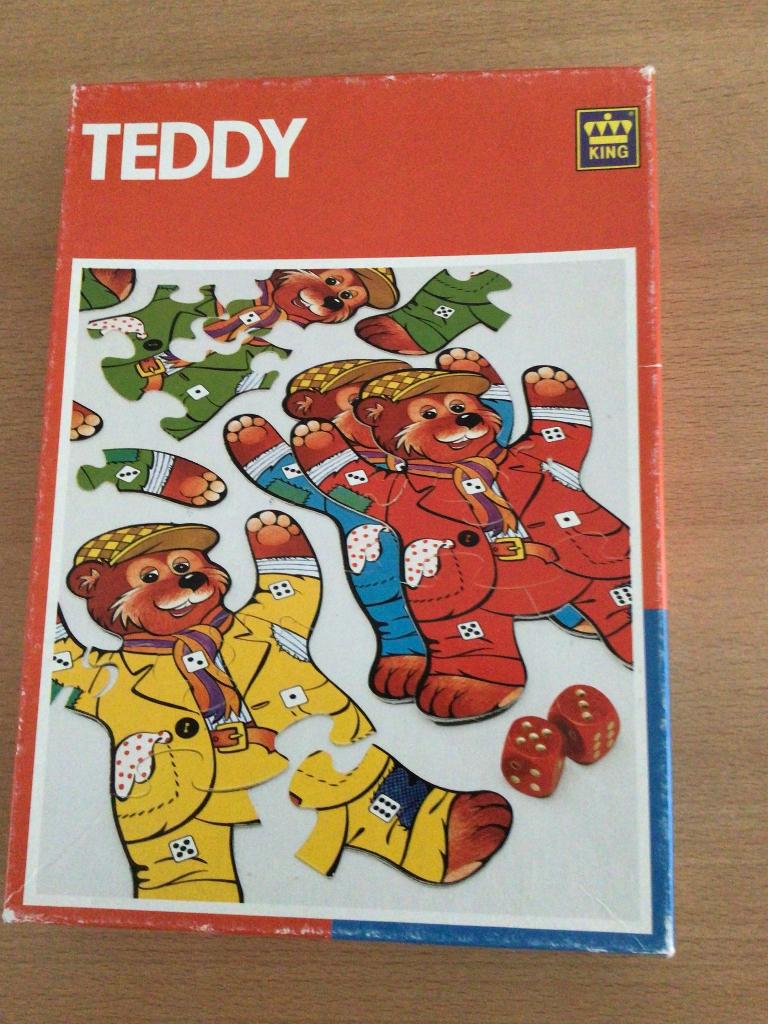 Teddy gezelschapsspel, Een of twee spelers, Ophalen of Verzenden, Gebruikt, King