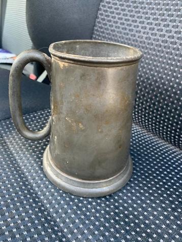 Beker pewter antiek Sheffield tin of zilver goede staat. beschikbaar voor biedingen