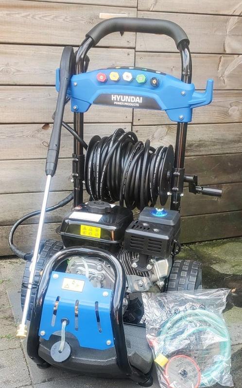Hyundai Hogedrukreiniger Benzine 180 bar – NIEUW – 7PK –, Tuin en Terras, Hogedrukreinigers, Nieuw, Benzine, Ophalen