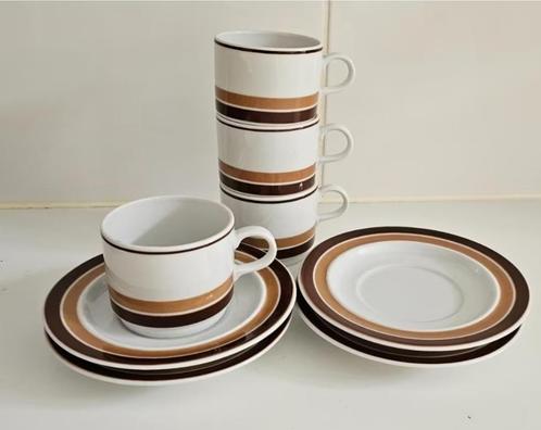 Mosa vintage D.E koffie kopjes- 4 stuks- Verzend ook, Huis en Inrichting, Keuken | Servies, Zo goed als nieuw, Kop(pen) en/of Schotel(s)