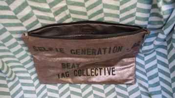 ZARA, clutch, tas, toilettas, 23cm x 32cm, make-up tasje beschikbaar voor biedingen