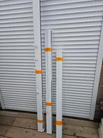 Raambekleding: Duo rolgordijnen & Luxaflex, Gebruikt, 100 tot 150 cm, Wit, Modern