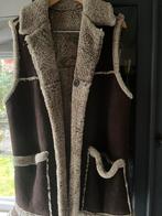 Schapenvacht dames bodywarmer, Kleding | Dames, Bodywarmers, Ophalen of Verzenden, Zo goed als nieuw, Maat 42/44 (L), Bruin