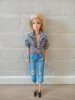 Barbie kleertjes set 60: spijkerbroek + knoopblouse, Verzenden, Nieuw, Barbie