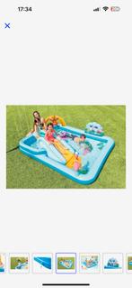 Intex zwembad met glijbaan, Tuin en Terras, Minder dan 200 cm, 200 tot 400 cm, Rechthoekig, Opzetzwembad