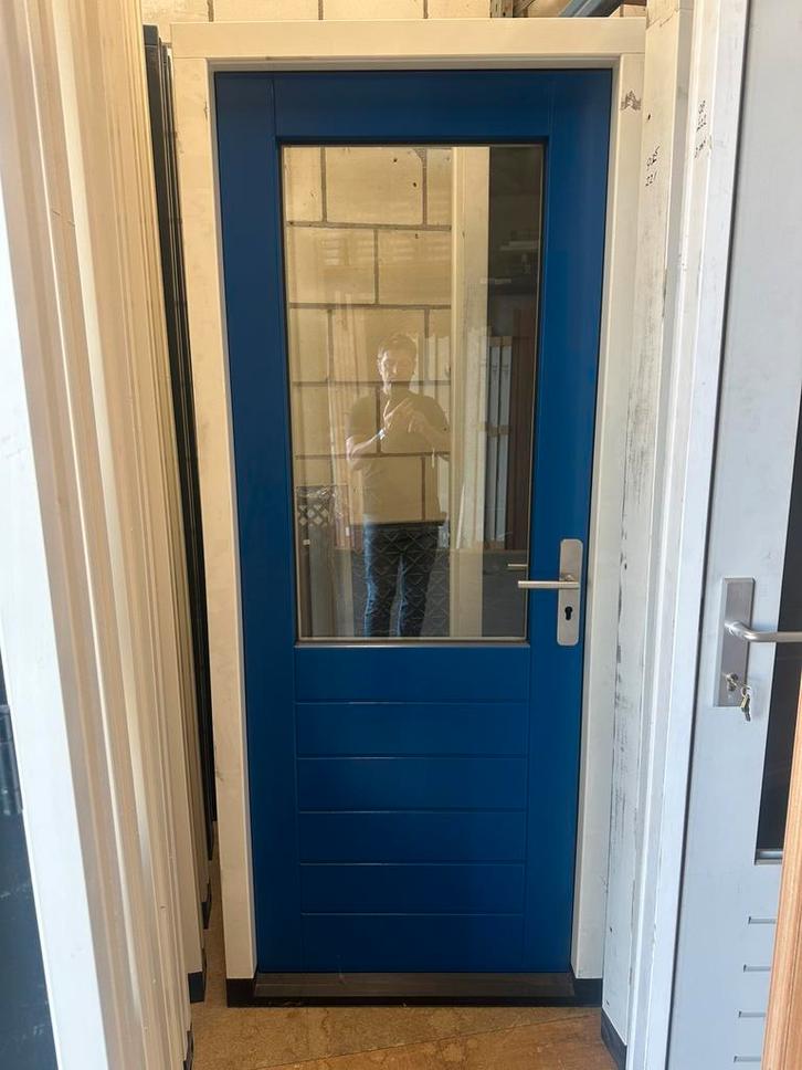 Alutherm buitendeuren met kozijnen, Doe-het-zelf en Verbouw, Deuren en Horren, Nieuw, Buitendeur, 200 tot 215 cm, 80 tot 100 cm