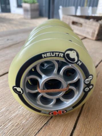 Hyper skeelerwielen 100mm/ 85A - 8 stuks nieuw beschikbaar voor biedingen