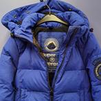 Superdry korte puffer bomberjack kobalt blauw mt M art 50069, Kleding | Dames, Jassen | Winter, Maat 38/40 (M), ., Ophalen of Verzenden