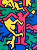 Keith Haring art-print van 78 x 78 cm, Huis en Inrichting, Ophalen, Gebruikt, Print, 75 tot 100 cm