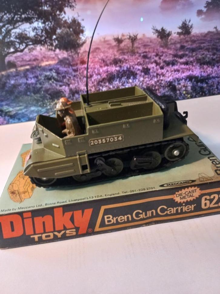 Dinky Tôys Legervoertuig Bren Gun Carrier, Hobby en Vrije tijd, Modelauto's | 1:43, Zo goed als nieuw, Auto, Dinky Toys, Ophalen of Verzenden