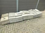 Gratis af te halen - natuursteen en grindtegels, Tuin en Terras, Ophalen, Gebruikt, Terrastegels, Natuursteen