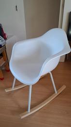 Moderne schommelstoel, Huis en Inrichting, Wit, Zo goed als nieuw, Modern, minimalistisch, Scandinavisch, Eén