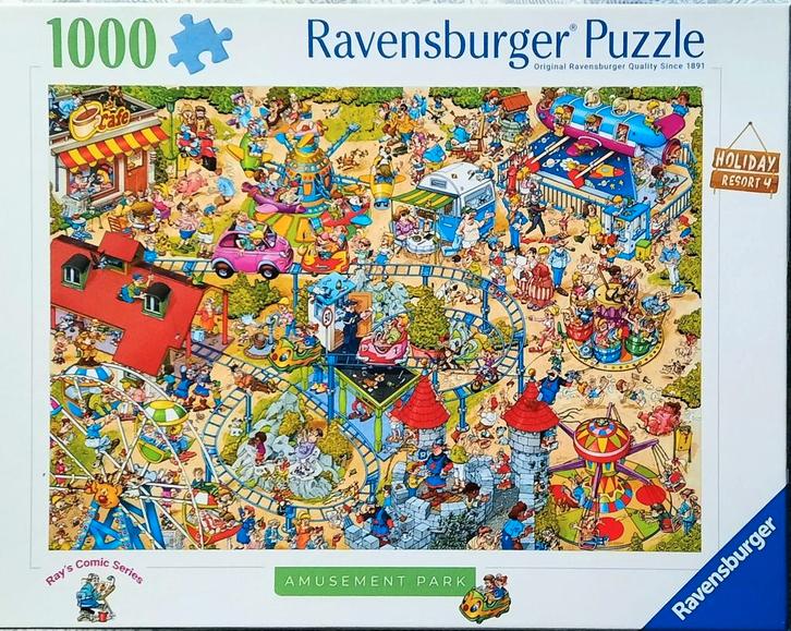 Ravensburger Ray's Comic Series puzzel in prima staat, Hobby en Vrije tijd, Denksport en Puzzels, Zo goed als nieuw, Legpuzzel