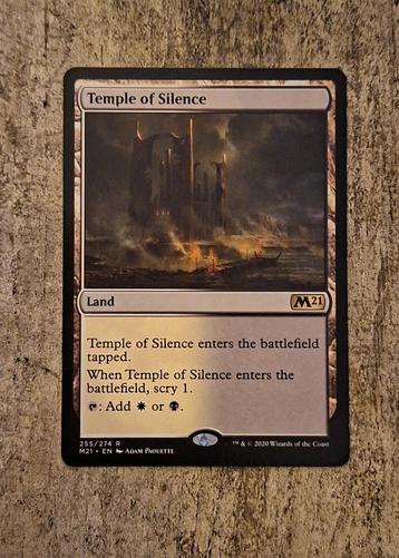 Temple of Silence - Magic the Gathering  beschikbaar voor biedingen