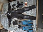 Compleet Wet-Dry Suit Neoprene Duikpak met accessoires, Watersport en Boten, Duiken, Ophalen, Zo goed als nieuw, Duikpak
