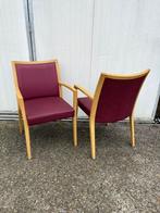 1 stuks horeca zorgstoelen, kunstleder paars, Ophalen, Nieuw, Hout, Eén