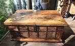 Unieke decoratieve salontafel / kist van Intratuin., 50 tot 100 cm, 50 tot 100 cm, Zo goed als nieuw, Minder dan 50 cm