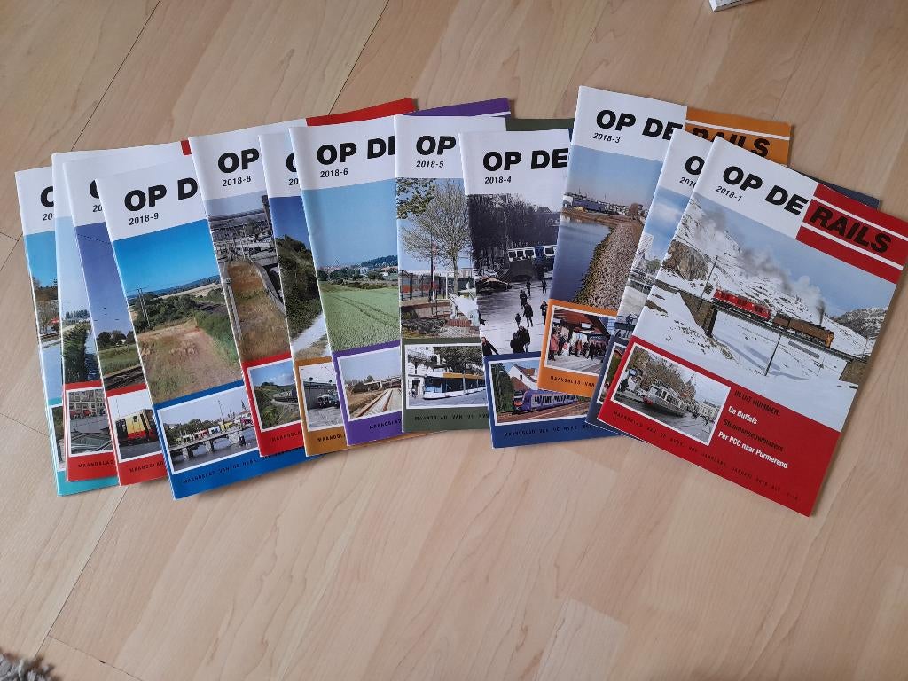JAARGANG OP DE RAILS 2018 COMPLEET, Ophalen of Verzenden, Zo goed als nieuw