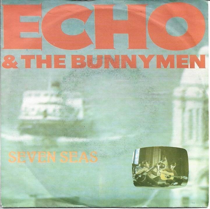 Echo & the Bunnymen - Seven Seas uit 1984, Cd's en Dvd's, Vinyl Singles, Gebruikt, Single, Pop, 7 inch, Verzenden