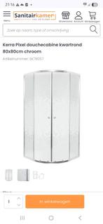 half rond 80 bij 80 douchecabine, Ophalen of Verzenden, Nieuw