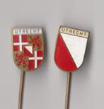 Utrecht Stadswapen Provincie wapen speldjes, Verzamelen, Speldjes, Pins en Buttons, Gebruikt, Niet vindbaar, Niet vindbaar, Speldje of Pin