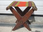 Vintage houten kruk visserskruk, Ophalen of Verzenden, Gebruikt, Hout