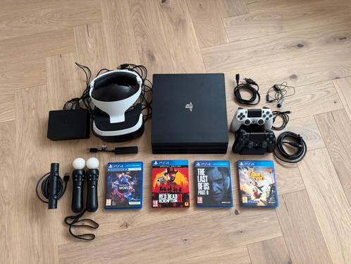 Ultieme PS4 Pro + PS VR Bundel, Spelcomputers en Games, Spelcomputers | Sony PlayStation 4, Zo goed als nieuw, Ophalen of Verzenden