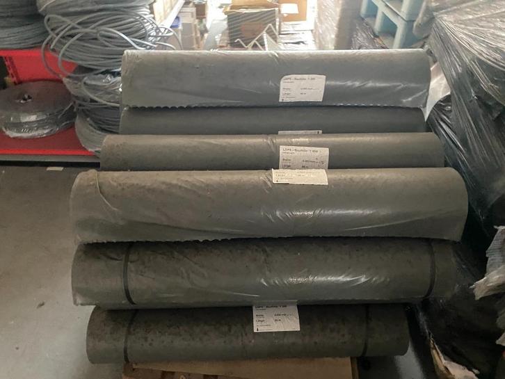 LDPE bouwfolie, plastic afdekfolie, 4x50m 23 rollen, t200, Doe-het-zelf en Verbouw, Zeil en Folie, Nieuw, Folie, 15 m² of meer