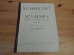 Schubert - sonatinen / sonaten, Muziek en Instrumenten, Bladmuziek, Gebruikt, Klassiek, Ophalen of Verzenden, Piano