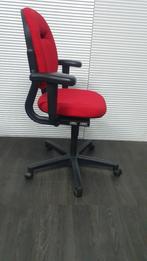 Bureaustoel Ahrend 220 signaalrood, Ophalen of Verzenden, Zo goed als nieuw, Bureaustoel, Rood