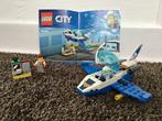 LEGO City Luchtpolitie vliegtuigpatrouille - 60206, Complete set, Ophalen of Verzenden, Lego, Zo goed als nieuw