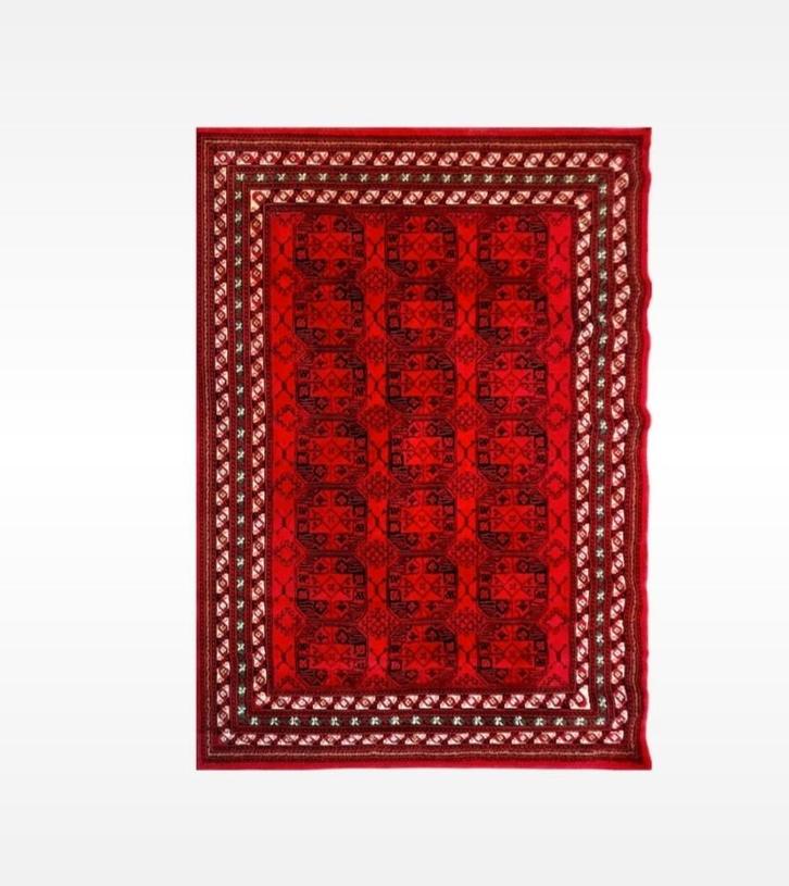 Vintage oosters kleed Bokhara Afghan nomad red 166x226cm, Huis en Inrichting, Stoffering | Tapijten en Kleden, Gebruikt, 150 tot 200 cm