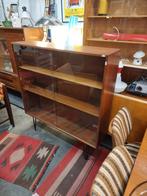 Vintage vitrinekast teak jaren 60, Ophalen, ,, ,, ,