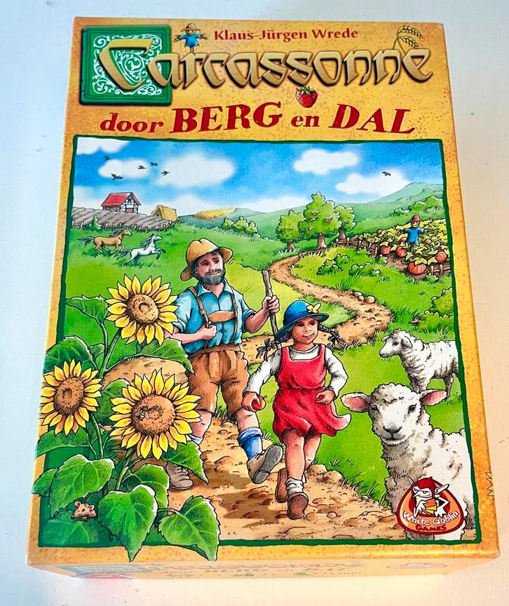 Carcassonne door Berg en Dal te koop., Hobby en Vrije tijd, Gezelschapsspellen | Bordspellen, Zo goed als nieuw, Ophalen of Verzenden