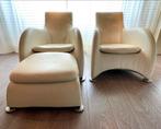 Montis Loge set in off-white leder. In zeer goede toestand., Ophalen, Gebruikt, Dutch Design, Leer