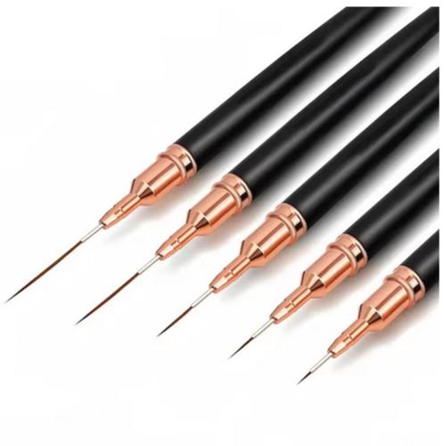 Schilderen Pinstriping Penselen set 5 stuks, Hobby en Vrije tijd, Schilderen, Nieuw, Penseel of Kwast, Verzenden