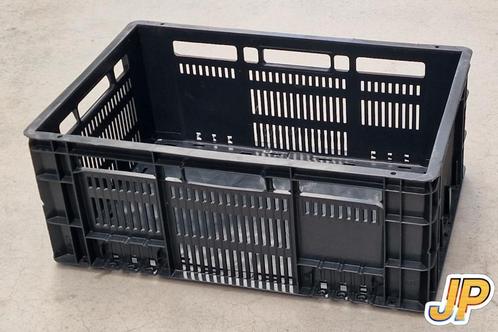 40 super sterke zwarte kratten 60x40x23, Doe-het-zelf en Verbouw, Kratten en Dozen, Gebruikt, Krat, 50 tot 75 cm, Minder dan 35 cm