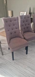Stoelen gecaptionneerd landelijk eetkamerstoelen barok taupe, Huis en Inrichting, Stoelen, Ophalen, Zo goed als nieuw